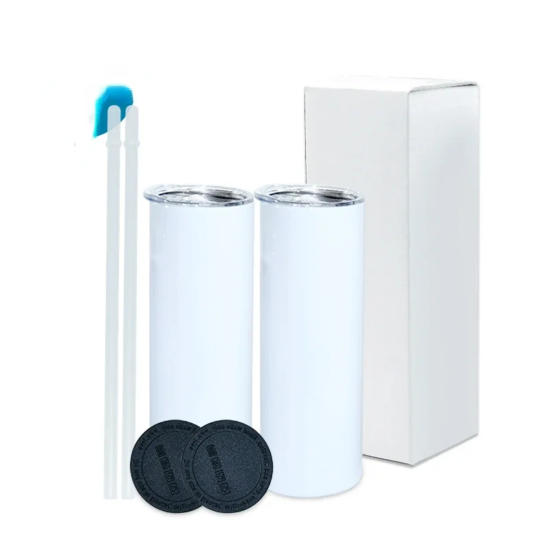 Białe, proste, wąskie kubki te – Tumbler 20Oz White recenzja i cena
