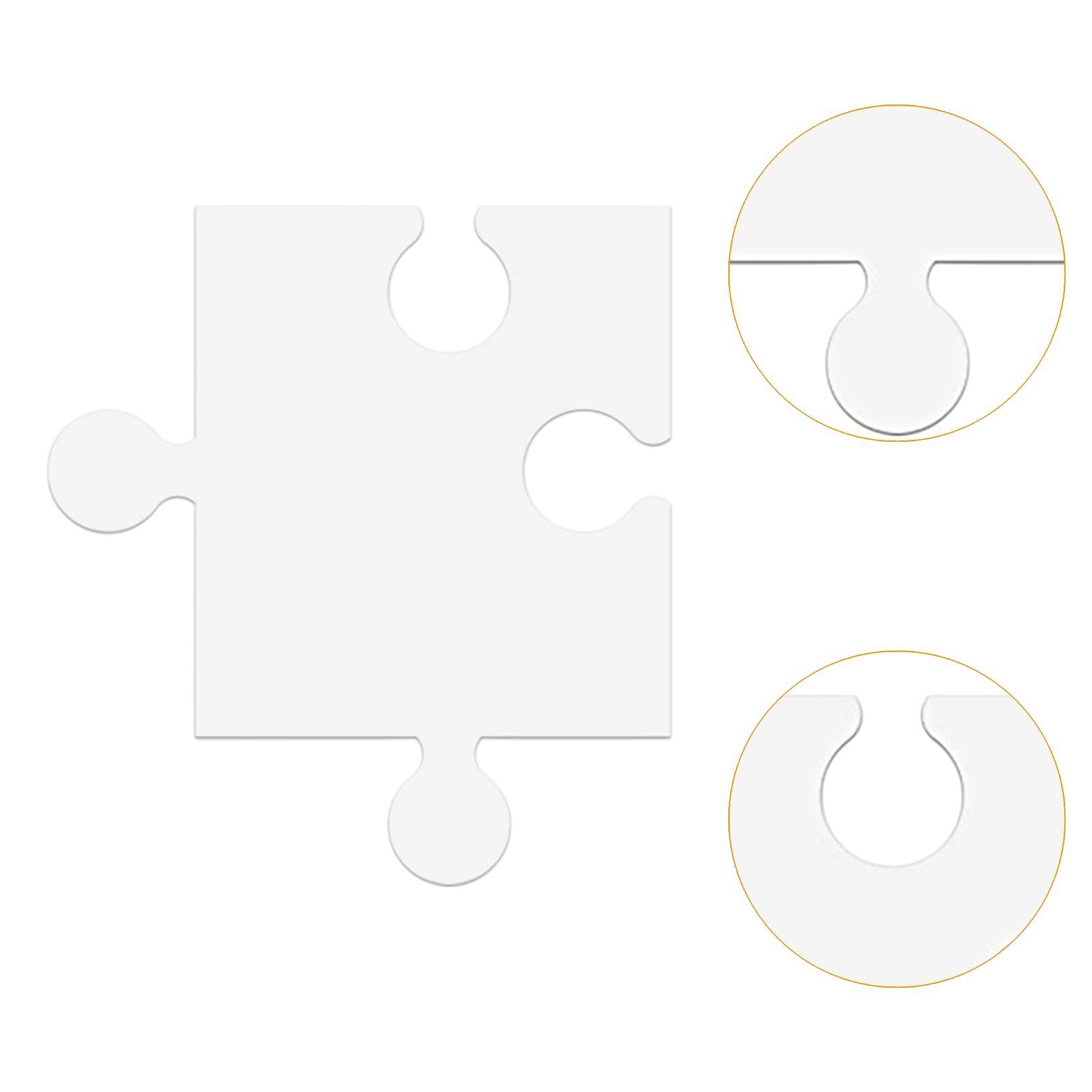 24 sztuki białych kartonowych  – Puzzle Blank White recenzja i cena