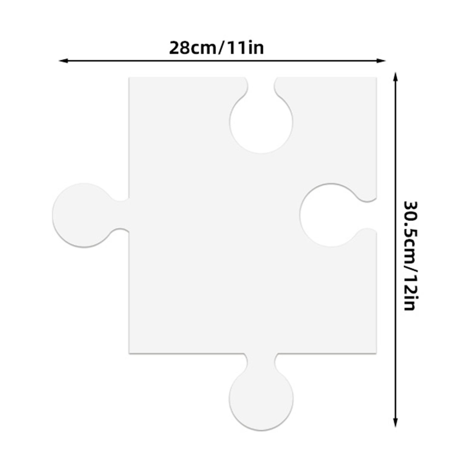 24 sztuki białych kartonowych  – Puzzle Blank White recenzja i cena